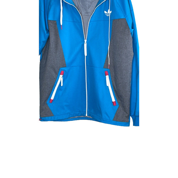ADIDAS WINDBREAKER COLORBLOCK MEN'S JACKET SIZE M - Picture 4 of 10